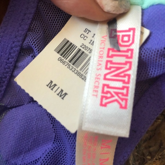 Pink Victoria Secret Polka Dot Bandeau Bralette - Picture 8 of 8